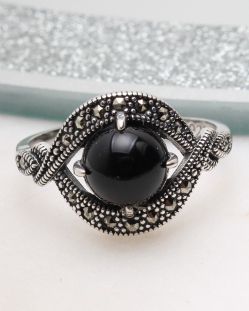INELE ARGINT - Inel argint cu marcasite, gr3.7
