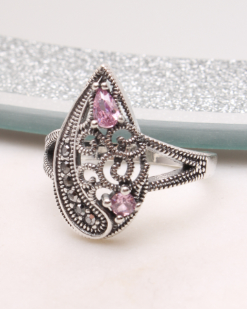 INELE ARGINT - Inel argint cu marcasite, gr4.3