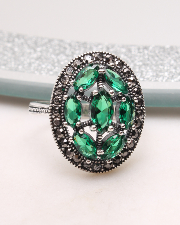 INELE ARGINT - Inel argint cu marcasite, gr5