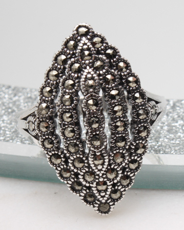 INELE ARGINT - Inel argint cu marcasite, gr5.3