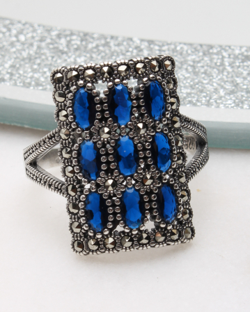 CATEGORII - Inel argint cu marcasite, gr5.8
