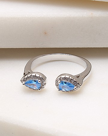 Inele din argint si cubic zirconia - Inel argint si cubic zirconia cod 1-49311, gr3
