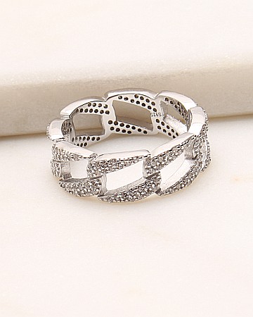 Inele din argint si cubic zirconia - Inel argint si cubic zirconia cod 1-49420, gr4