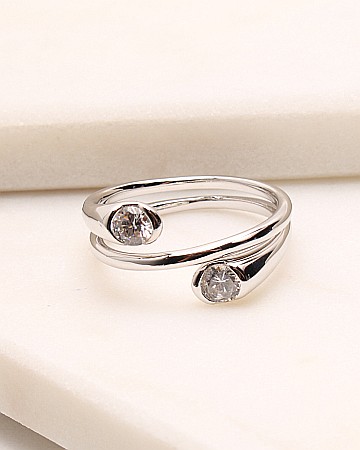 marimea 56 - Inel argint si cubic zirconia cod 1-49461, gr4