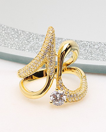 Inele din argint si cubic zirconia - Inel argint si cubic zirconia cod 1-50174, gr7.8