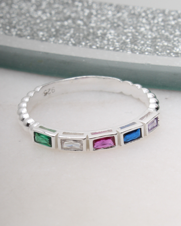 marimea 54 - Inel argint si cubic zirconia, gr1.2