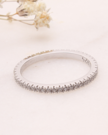 marimea 50 - Inel argint si cubic zirconia, gr1.2