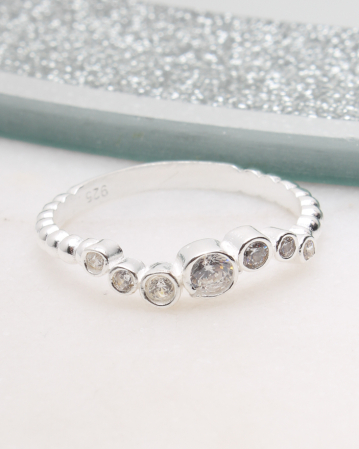 marimea 54 - Inel argint si cubic zirconia, gr1.4