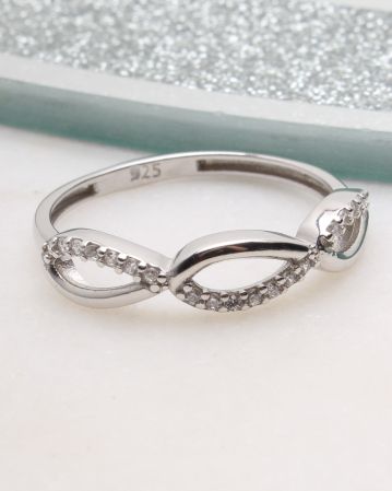 INELE ARGINT - Inel argint si cubic zirconia, gr1.4