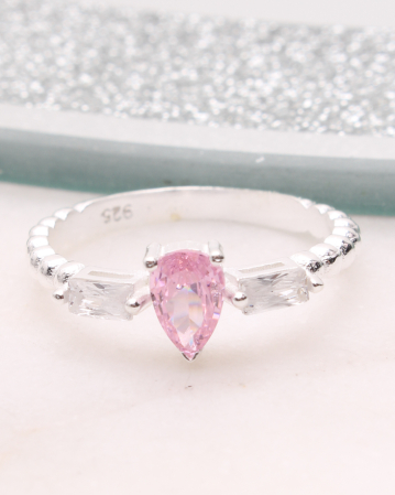 CATEGORII - Inel argint si cubic zirconia, gr1.4