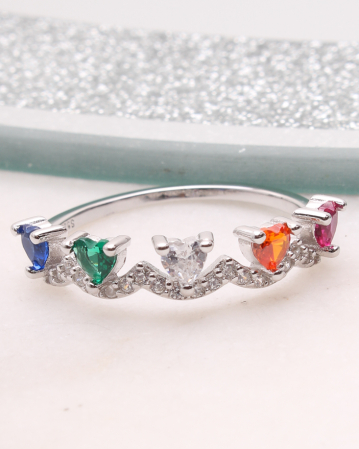 INELE ARGINT - Inel argint si cubic zirconia, gr1.5