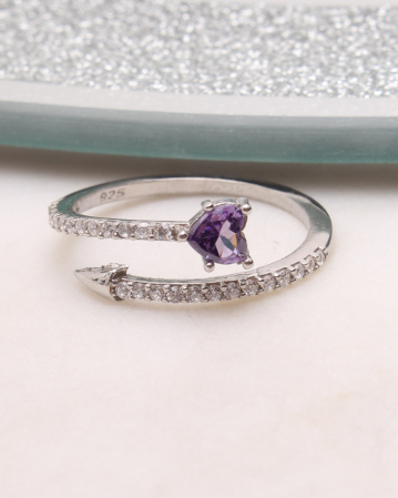 INELE ARGINT - Inel argint si cubic zirconia, gr1.5