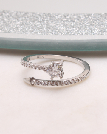 INELE ARGINT - Inel argint si cubic zirconia, gr1.5