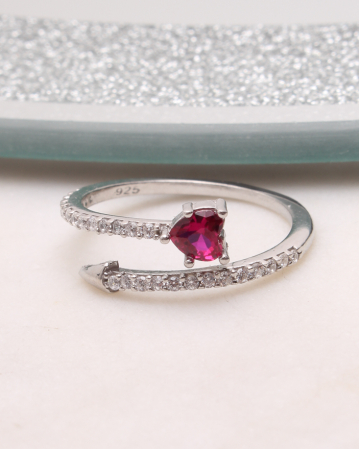 INELE ARGINT - Inel argint si cubic zirconia, gr1.5