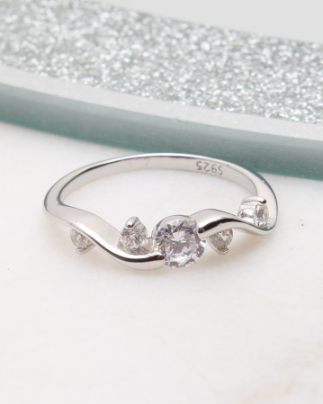 CATEGORII - Inel argint si cubic zirconia, gr1.6