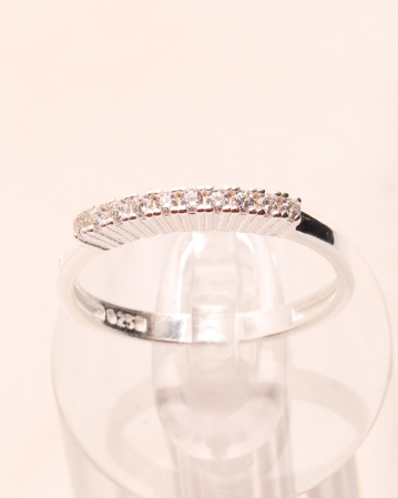 marimea 58 - Inel argint si cubic zirconia, gr1.6