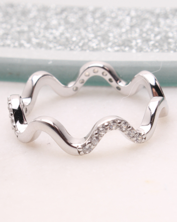 INELE ARGINT - Inel argint si cubic zirconia, gr1.7