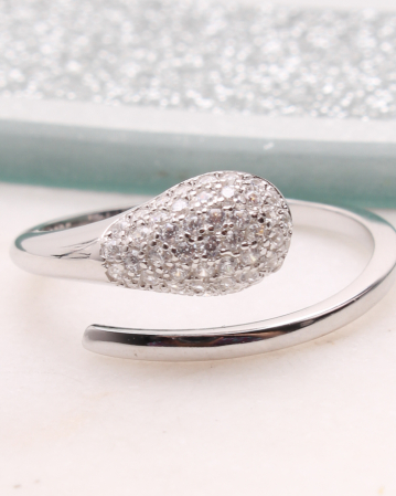 INELE ARGINT - Inel argint si cubic zirconia, gr1.7