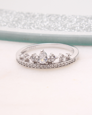INELE ARGINT - Inel argint si cubic zirconia, gr1.7