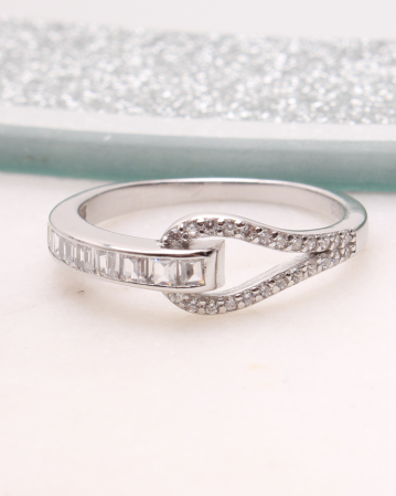 INELE ARGINT - Inel argint si cubic zirconia, gr1.7