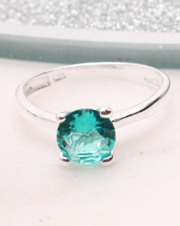 INELE ARGINT - Inel argint si cubic zirconia, gr1.8