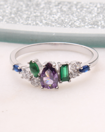 INELE ARGINT - Inel argint si cubic zirconia, gr1.8