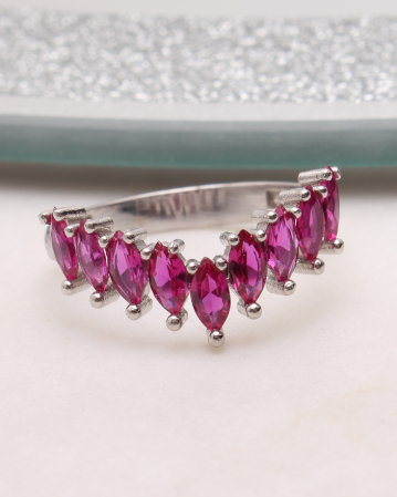 INELE ARGINT - Inel argint si cubic zirconia, gr1.8