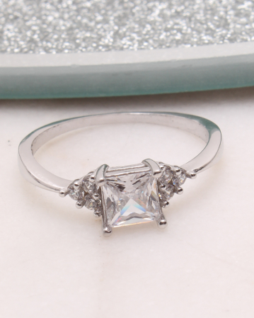 INELE ARGINT - Inel argint si cubic zirconia, gr1.8