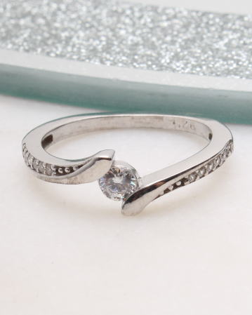 INELE ARGINT - Inel argint si cubic zirconia, gr1.9