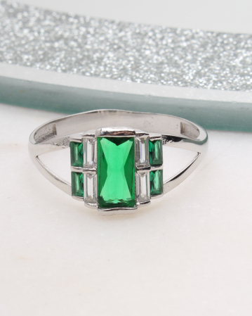 INELE ARGINT - Inel argint si cubic zirconia, gr1.9