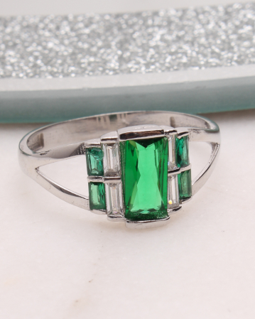 INELE ARGINT - Inel argint si cubic zirconia, gr1.9