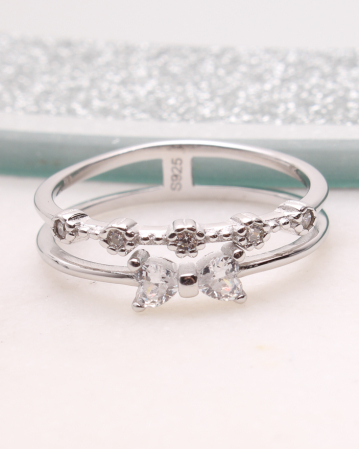 INELE ARGINT - Inel argint si cubic zirconia, gr1.9