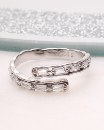 INELE ARGINT - Inel argint si cubic zirconia, gr1.9
