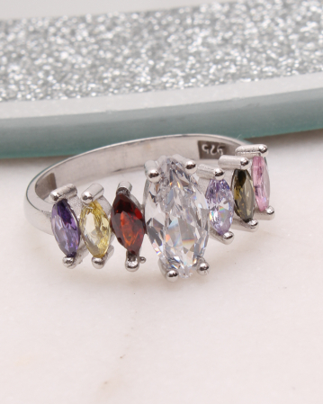 INELE ARGINT - Inel argint si cubic zirconia, gr2.2