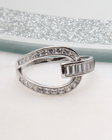 INELE ARGINT - Inel argint si cubic zirconia, gr2.2