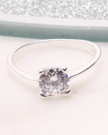 INELE ARGINT - Inel argint si cubic zirconia, gr2