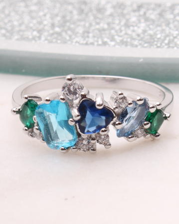 INELE ARGINT - Inel argint si cubic zirconia, gr2.3