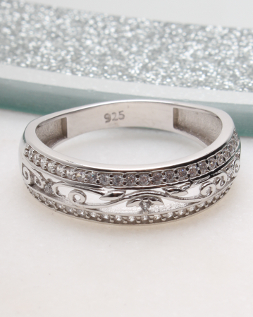 INELE ARGINT - Inel argint si cubic zirconia, gr2.3