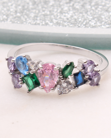 INELE ARGINT - Inel argint si cubic zirconia, gr2.3