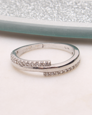 INELE ARGINT - Inel argint si cubic zirconia, gr2
