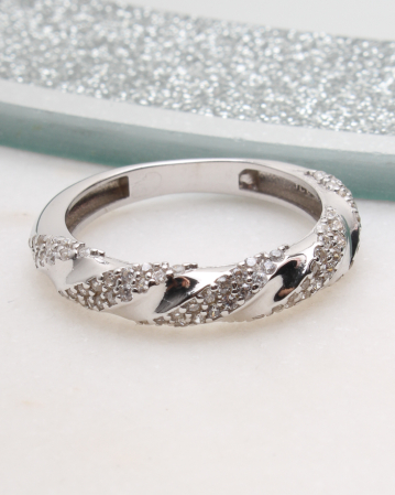 INELE ARGINT - Inel argint si cubic zirconia, gr2.4