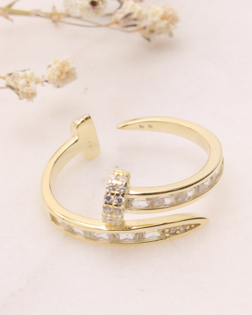 INELE ARGINT - Inel argint si cubic zirconia, gr2