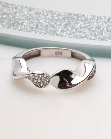 INELE ARGINT - Inel argint si cubic zirconia, gr2.5