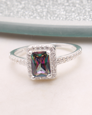 INELE ARGINT - Inel argint si cubic zirconia, gr2.5