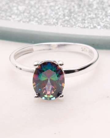 INELE ARGINT - Inel argint si cubic zirconia, gr2.5