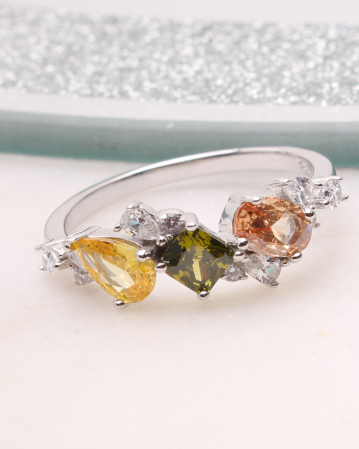 INELE ARGINT - Inel argint si cubic zirconia, gr2.5