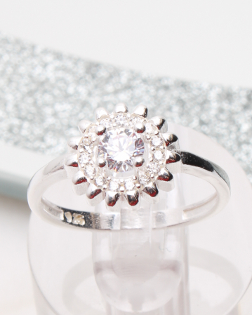 CATEGORII - Inel argint si cubic zirconia, gr2.5