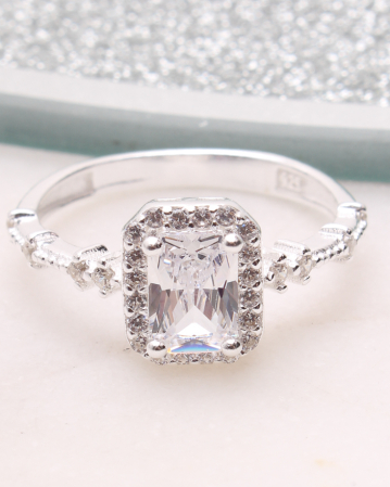 CATEGORII - Inel argint si cubic zirconia, gr2.5