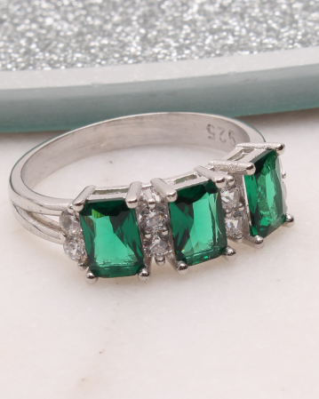 INELE ARGINT - Inel argint si cubic zirconia, gr2.5