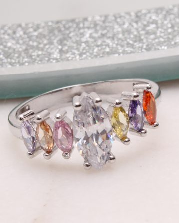 INELE ARGINT - Inel argint si cubic zirconia, gr2.6